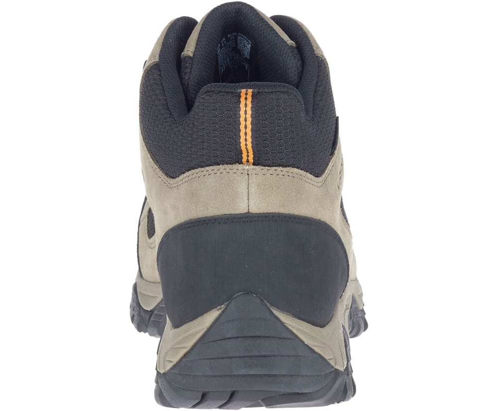 Kozaki Merrell Męskie Brązowe/Czarne - Moab Onset Mid Waterproof Comp Toe - 749308-TPM